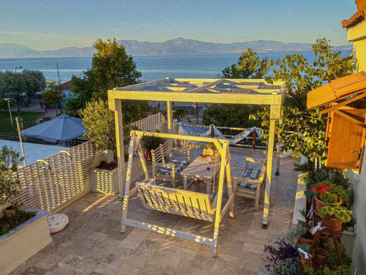 Sea View Roof Garden Apartman Kiáto Kültér fotó
