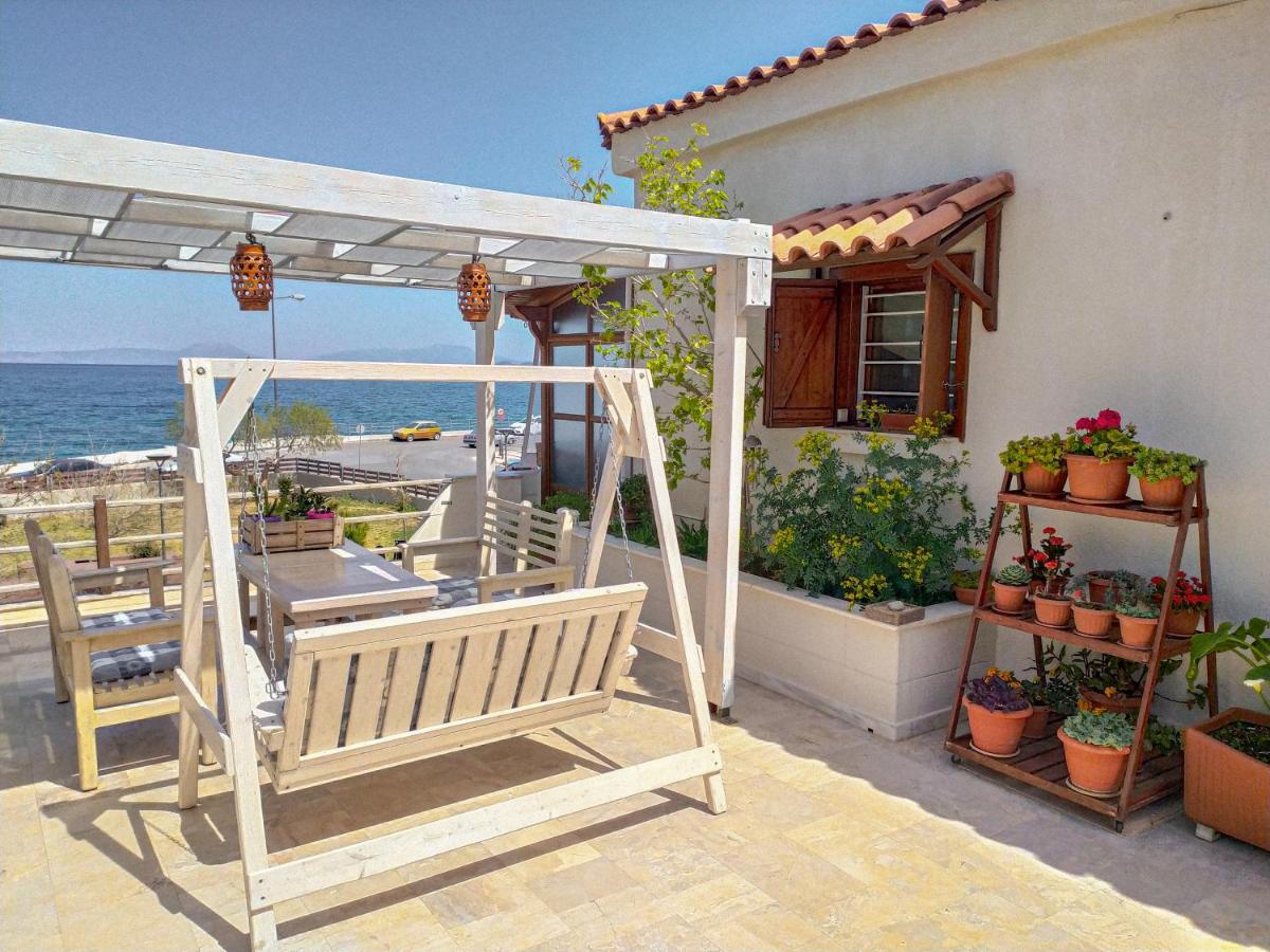 Sea View Roof Garden Apartman Kiáto Kültér fotó