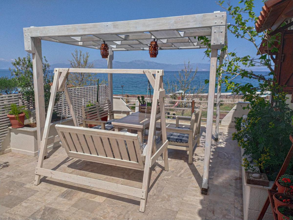 Sea View Roof Garden Apartman Kiáto Kültér fotó